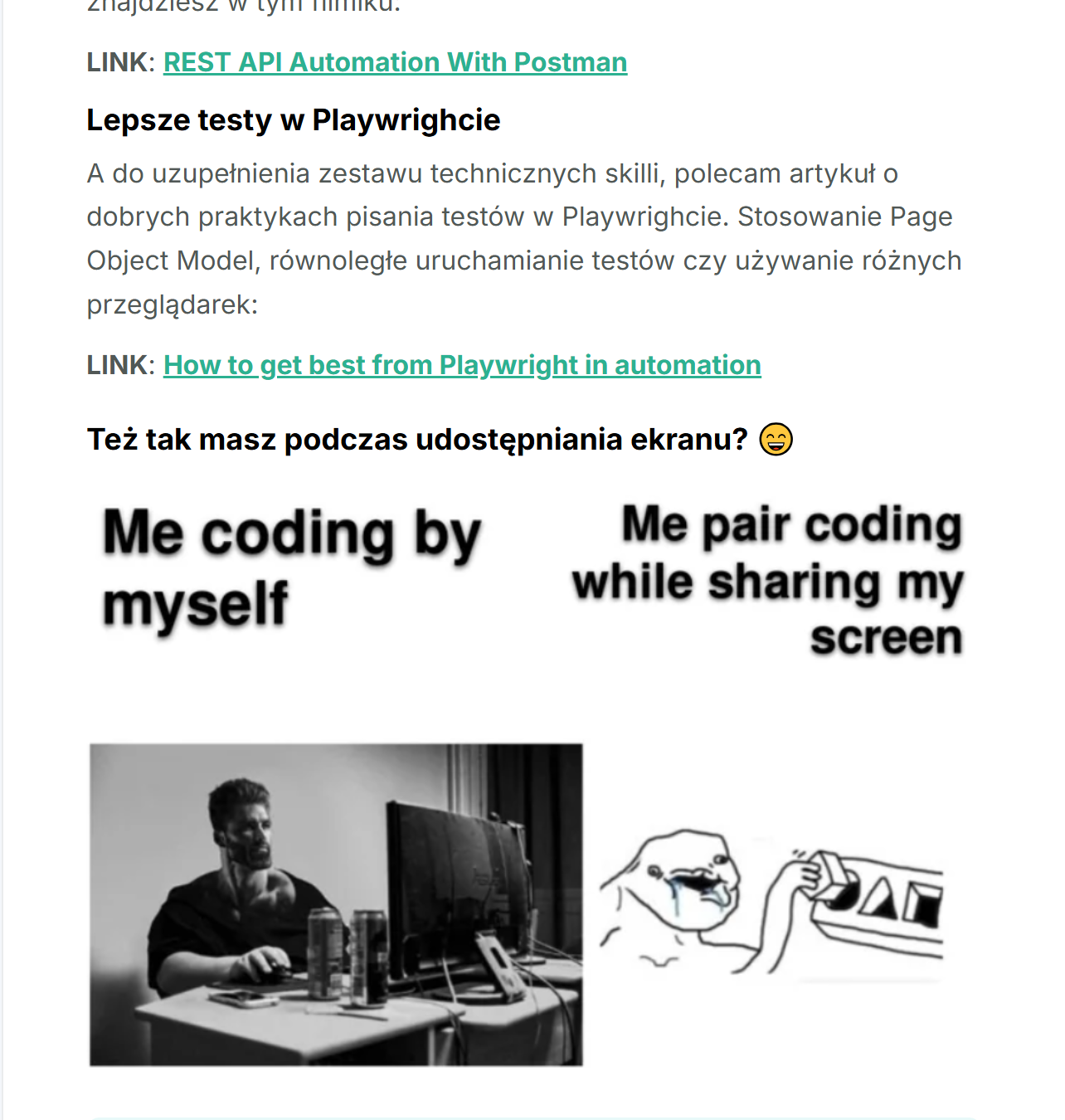 Przykładowy newsletter #1