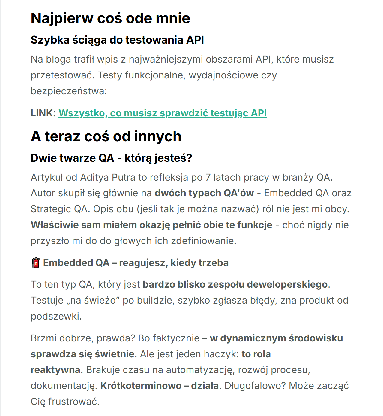 Przykładowy newsletter #2
